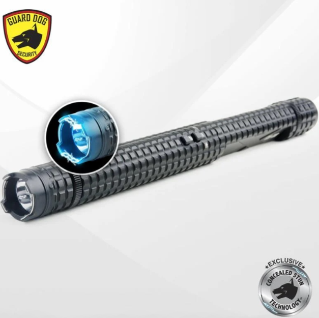 KNIGHTRO Tactical Stun Gun Baton with 300 Lumen 5 Function Light